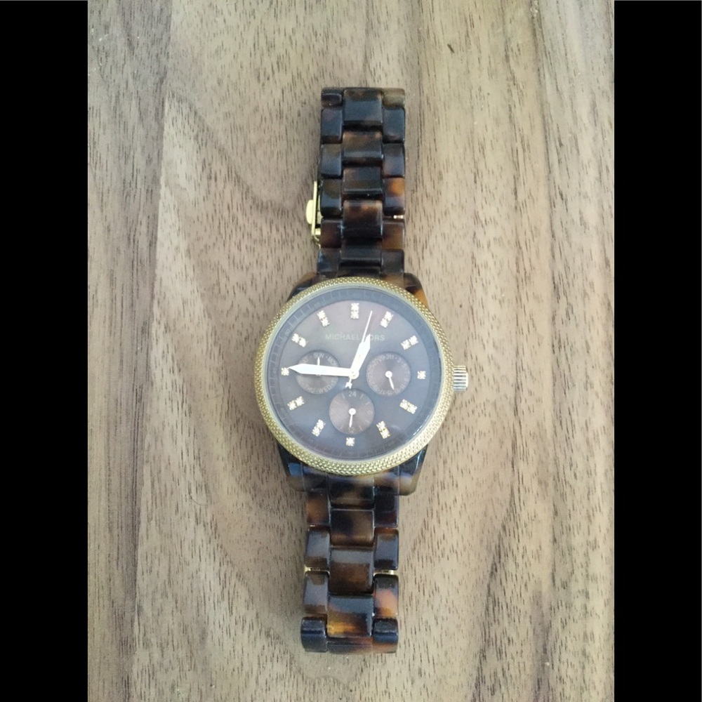 Michael Kors Tortoise Shell Watch